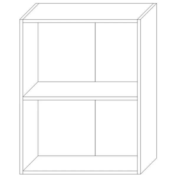 Шкаф Линейный Sokme Jack 600/768 2D 60 x 32см x 76.8 / ЛДСП / Дуб Сонома photo 2