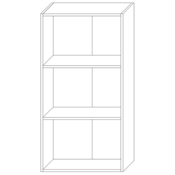 Шкаф Линейный Sokme Jack 600/1152 2D 60 x 32см x 115.2 / ЛДСП / Дуб Сонома photo 2
