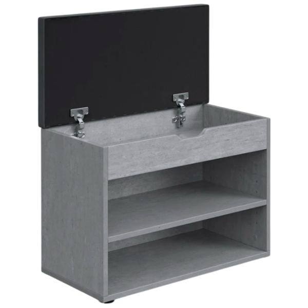 Dulap pentru încălțăminte ML-Mobila ML-5 41.8 x 60.3 x 31.5/ Anthracite/ Anthracite photo 2 Dulap pentru încălțăminte ML-Mobila ML-5 41.8 x 60.3 x 31.5/ Anthracite/ Anthracite photo 2