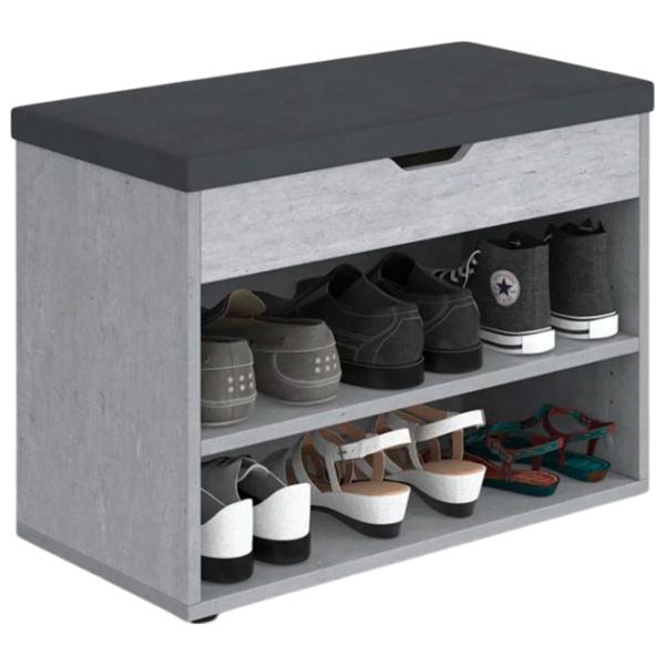 Dulap pentru încălțăminte ML-Mobila ML-5 41.8 x 60.3 x 31.5/ Anthracite/ Anthracite photo 3 Dulap pentru încălțăminte ML-Mobila ML-5 41.8 x 60.3 x 31.5/ Anthracite/ Anthracite photo 3