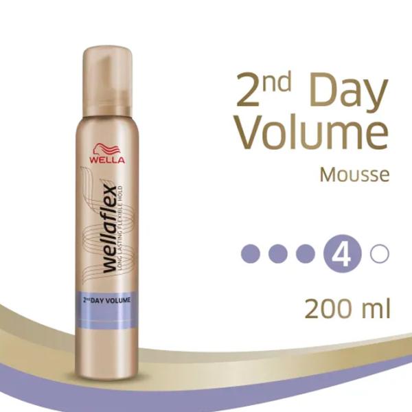 Spumă pentru păr Wellaflex 2Day Volume 200 ml photo 2 Spumă pentru păr Wellaflex 2Day Volume 200 ml photo 2
