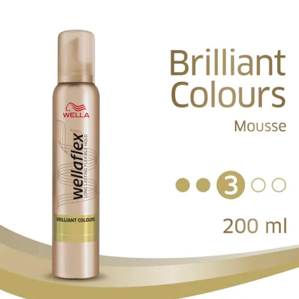Мусс для волос Wellaflex Color Strong 200 мл photo 2 Мусс для волос Wellaflex Color Strong 200 мл photo 2