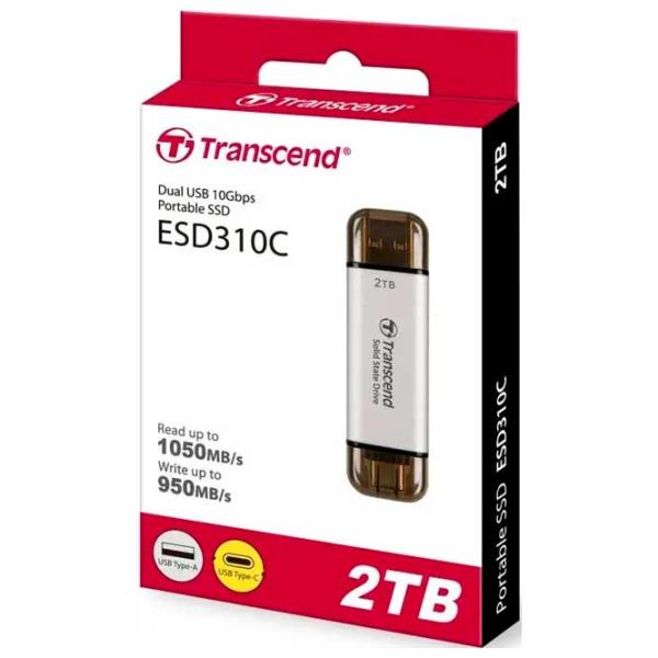 SSD Transcend ESD310S 2 ТБ  / Серебряный photo 4