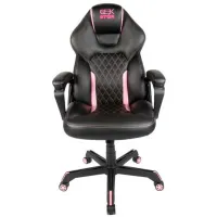 Scaun Gaming Konix Geek Star Onyx Pink Black photo 2
