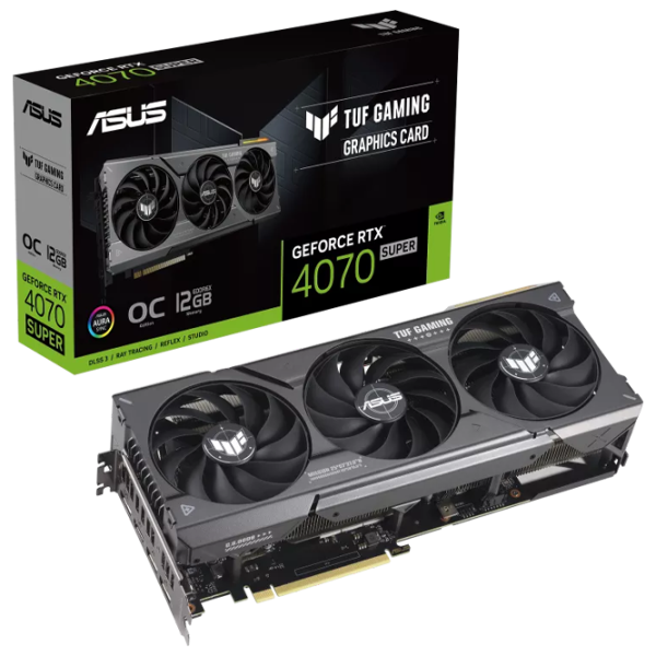 Видеокарта Asus GeForce RTX 4070 SUPER GAMING OC Edition PCI Express x16 4.0 / 12 ГБ photo 6 Видеокарта Asus GeForce RTX 4070 SUPER GAMING OC Edition PCI Express x16 4.0 / 12 ГБ photo 6