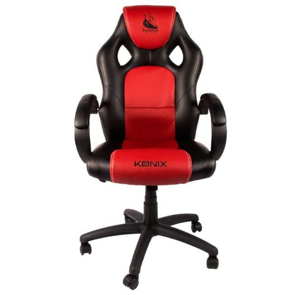 Scaun Gaming Konix Drakkar Jotun Red Black photo 2