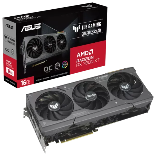Видеокарта Asus Radeon RX 7600 XT Gaming OC Edition  PCI Express x16 4.0 / 16 ГБ photo 6 Видеокарта Asus Radeon RX 7600 XT Gaming OC Edition  PCI Express x16 4.0 / 16 ГБ photo 6