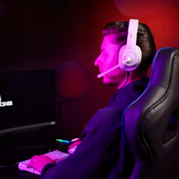Căști uRage SoundZ 100 White Cu fir/ Gaming photo 6 Căști uRage SoundZ 100 White Cu fir/ Gaming photo 6