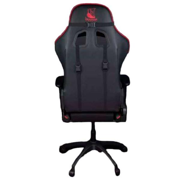 Игровое кресло Konix Drakkar Berserk Красный Черный photo 3