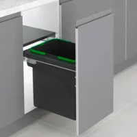 Мусорное ведро Starax S-2300-A 35 л/ Пластик/ Antracit photo 4