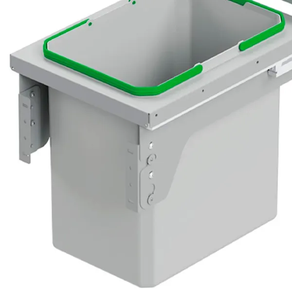 Coș de gunoi Starax S-2300-G 35 l/ Plastic/ Grey photo 2
