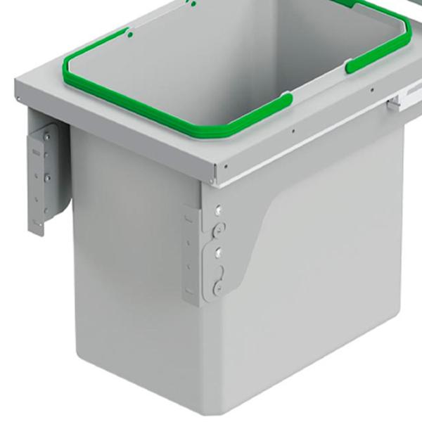 Coș de gunoi Starax S-2300-G 35 l/ Plastic/ Grey photo 2