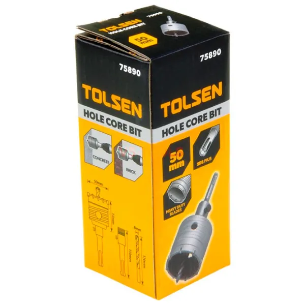 Коронка Tolsen 75890 Cталь/ SDS + photo 2