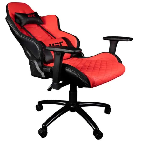 Scaun Gaming Konix UFC Premium Black Red photo 4