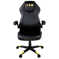 Игровое кресло Konix Pac-Man Желтый Черный photo 2