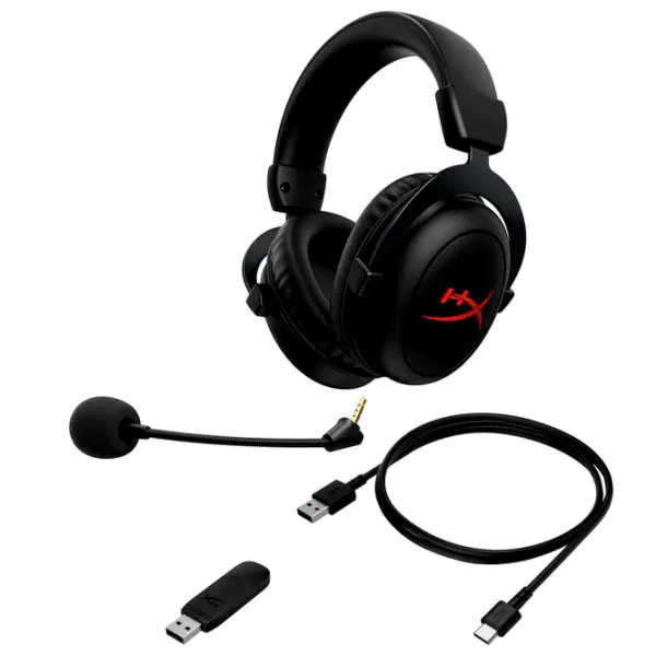 Наушники HyperX Cloud II Core Красный Черный Беспроводные/ Игровой photo 5