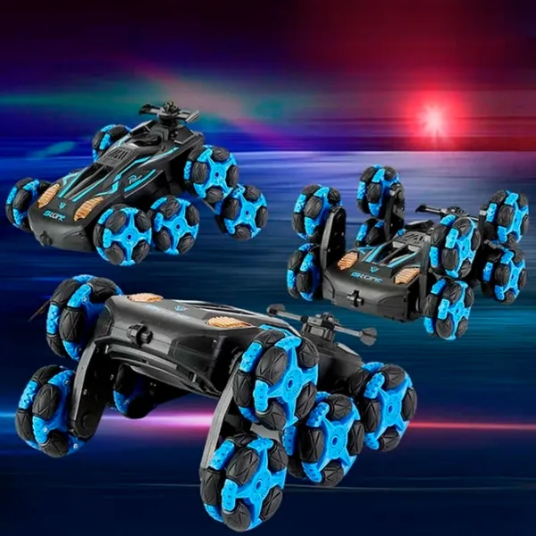 Mașină RC LH-C059-1 10 km/ h/ 2.4 GHz/ Black Blue photo 5