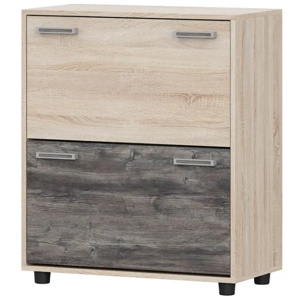 Обувной шкаф SV-Mobilier Визит 1 88.4см x 75см x 38см/ Pine/ Сонома photo 2