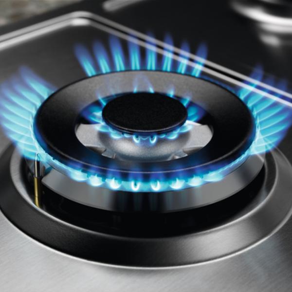 Plită încorporabilă pe gaz Electrolux KGS64562SX Inox/ Inox photo 3
