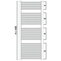 Uscător de prosoape Gorgiel Zenith W AZ-W 140/ 60 Cu apă photo 4