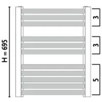 Uscător de prosoape Gorgiel Zenith W AZ-W 70/ 60 Cu apă photo 4
