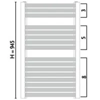 Uscător de prosoape Gorgiel Zenith W AZ-W 95/ 60 Cu apă photo 4
