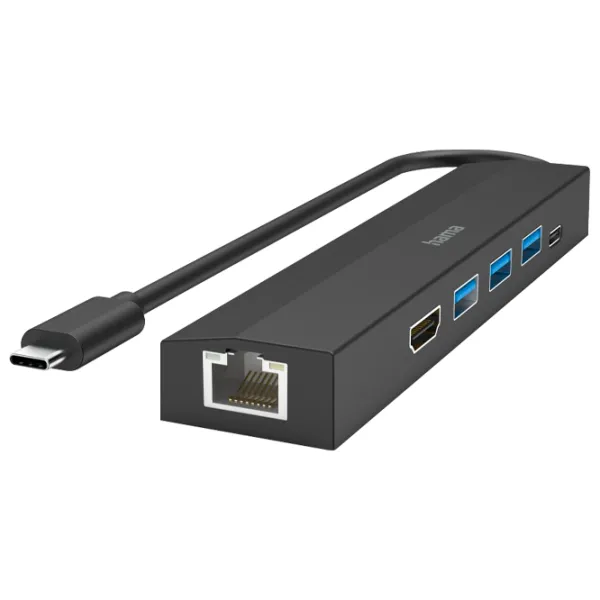 Adaptor Hub Hama 200144 USB Type-C/ Black photo 5