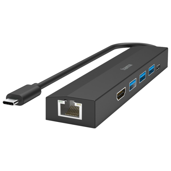 Adaptor Hub Hama 200144 USB Type-C/ Black photo 5