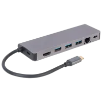 Адаптер Cablexpert A-CM-COMBO5-05 USB Type-C/ Серый photo 2