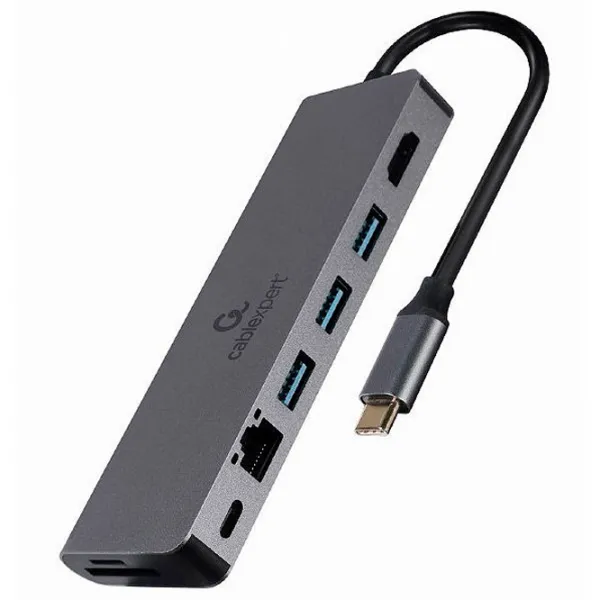 Adapter Cablexpert A-CM-COMBO5-05 USB Type-C/ Gray photo 3 Adapter Cablexpert A-CM-COMBO5-05 USB Type-C/ Gray photo 3