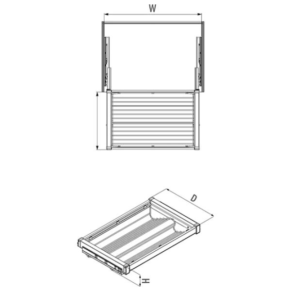 Suport pentru încălțăminte Starax S-6731-A 15 x 69 x 47.5/ Antracit photo 2