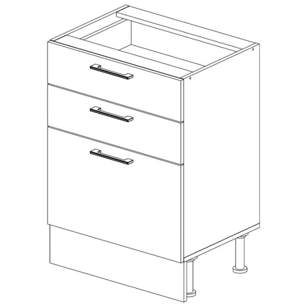 Bucătărie modulără Horizon 1063447001 MDF White photo 3