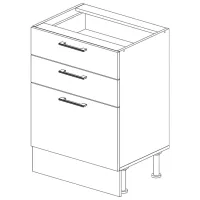 Bucătărie modulără Horizon 1063447001 MDF White photo 3