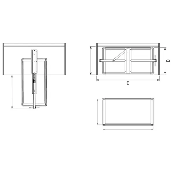 Стеллаж для обуви Starax S-6835-A 211см x 70см x 36см/ Antracit photo 2