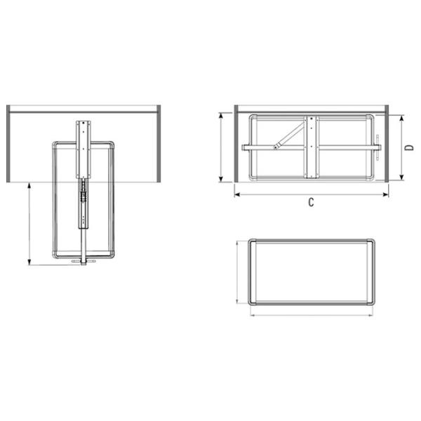 Стеллаж для обуви Starax S-6835-A 211см x 70см x 36см/ Antracit photo 2