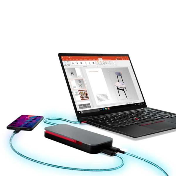 Acumulator extern Lenovo G0A3LG2WWW 20000 mAh/ Gray photo 4