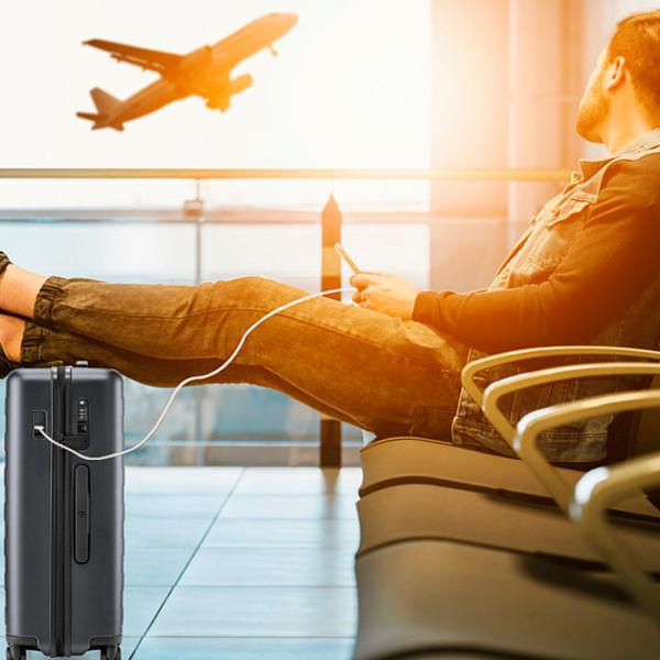 Valiză Xiaomi Ninetygo Rhine Pro Plus Luggage 38 l/ Black photo 7