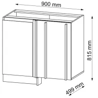 Bucătărie modulără Sokme Soft LPAL Wotan Oak photo 3