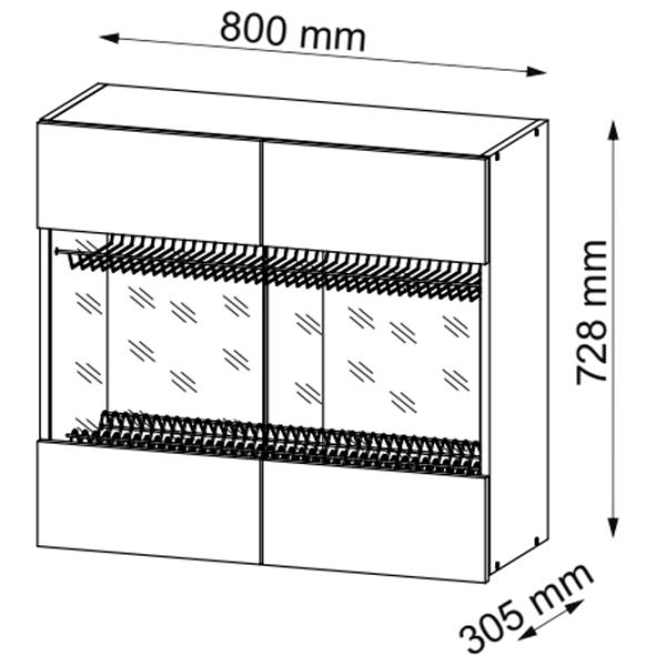 Bucătărie modulără Sokme Soft LPAL Wotan Oak photo 2