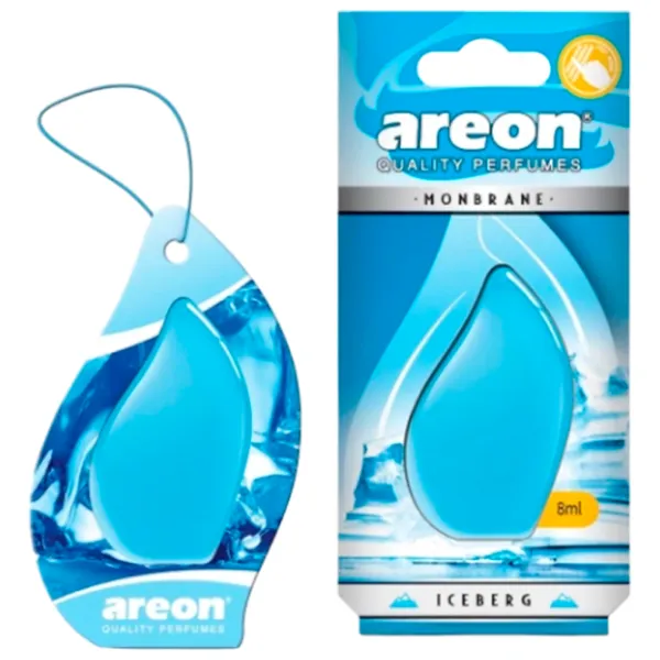 Ароматизатор для авто Areon Monbrane Iceberg/ 8 мл/ на зеркале photo 2 Ароматизатор для авто Areon Monbrane Iceberg/ 8 мл/ на зеркале photo 2