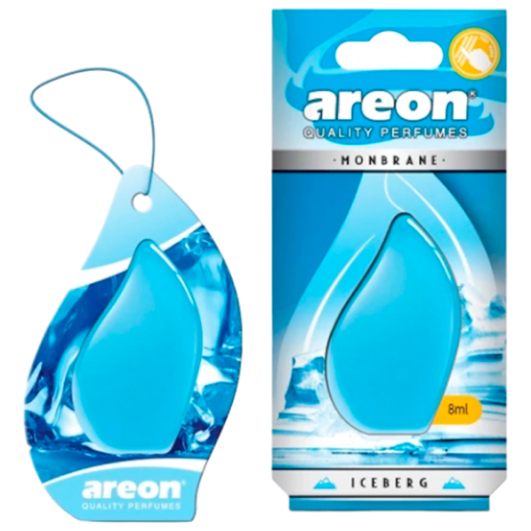 Ароматизатор для авто Areon Monbrane Iceberg/ 8 мл/ на зеркале photo 2 Ароматизатор для авто Areon Monbrane Iceberg/ 8 мл/ на зеркале photo 2