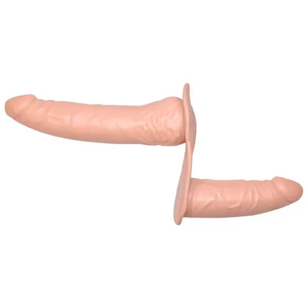 Страпон You2Toys Double Dong / Бежевый photo 2