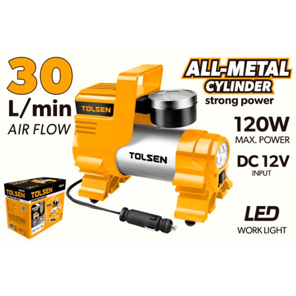 Compresor auto Tolsen 65515 () 30 l/ min/ 7 bar photo 2