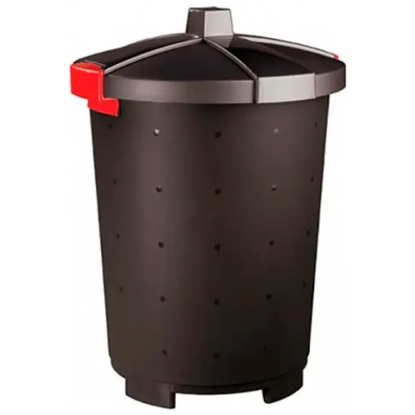 Мусорное ведро Bytplast 46748 65 л/ Пластик/ Черный photo 2 Мусорное ведро Bytplast 46748 65 л/ Пластик/ Черный photo 2