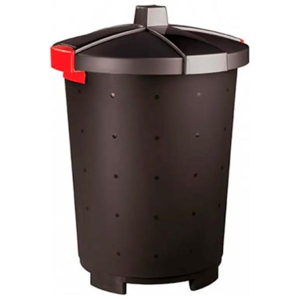 Мусорное ведро Bytplast 46748 65 л/ Пластик/ Черный photo 2 Мусорное ведро Bytplast 46748 65 л/ Пластик/ Черный photo 2