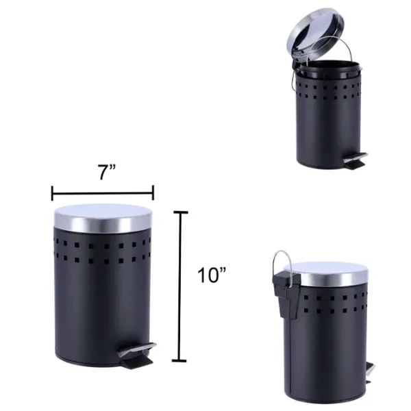 Coș de gunoi Tendance 46232 3 l/ Inox/ Black photo 3