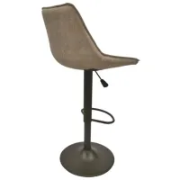 Scaun de bar Deco SB-39 Piele eco/ Metal/ Beige photo 2