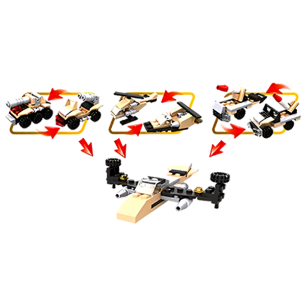 Конструктор Hsanhe Mini Car Автомобиль/ Разноцветный photo 2