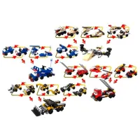 Constructor Hsanhe Mini Car Mașină/ Multicolor photo 3