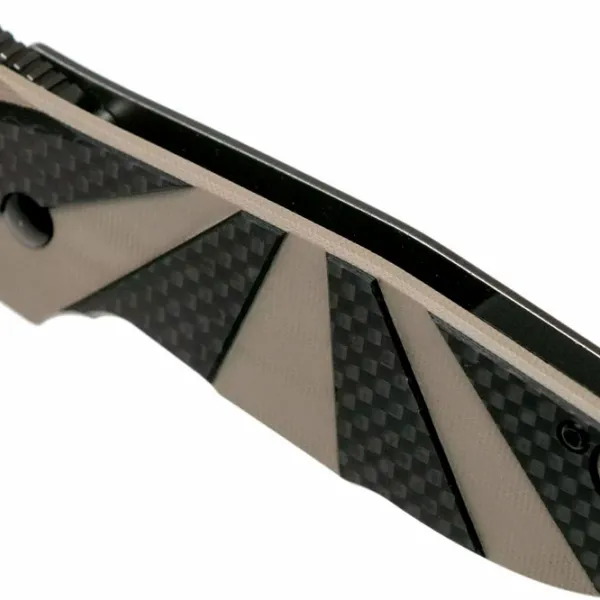 Нож CRKT Heron Black Tan 2440 карманный/ 8Cr13MoV photo 4